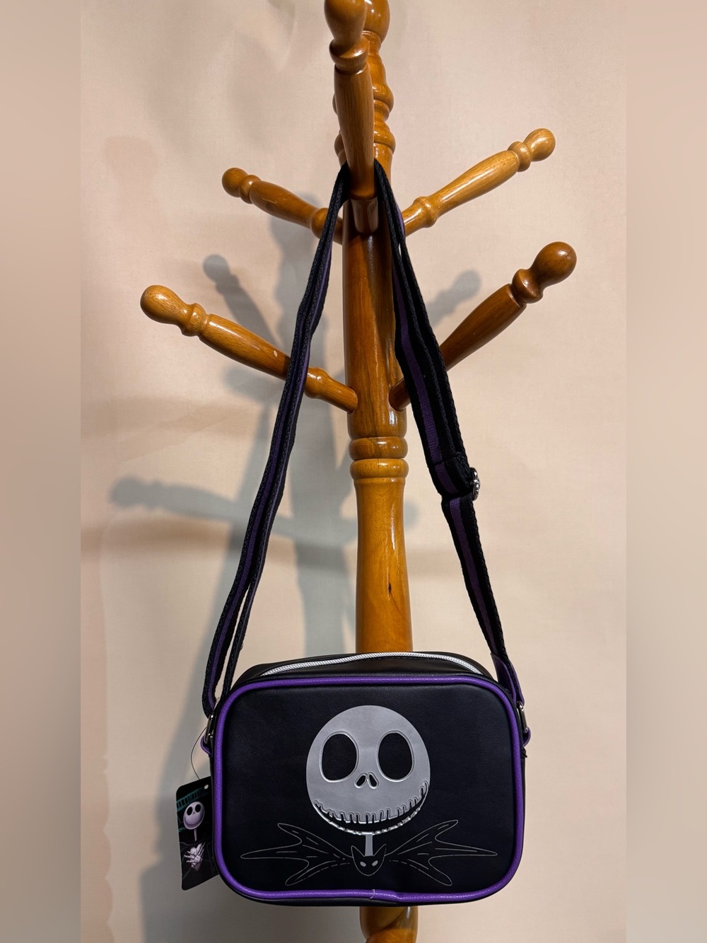 Jack Skellington Disney’s Nightmare Before Christmas Crossbody Purse Bag. NWT